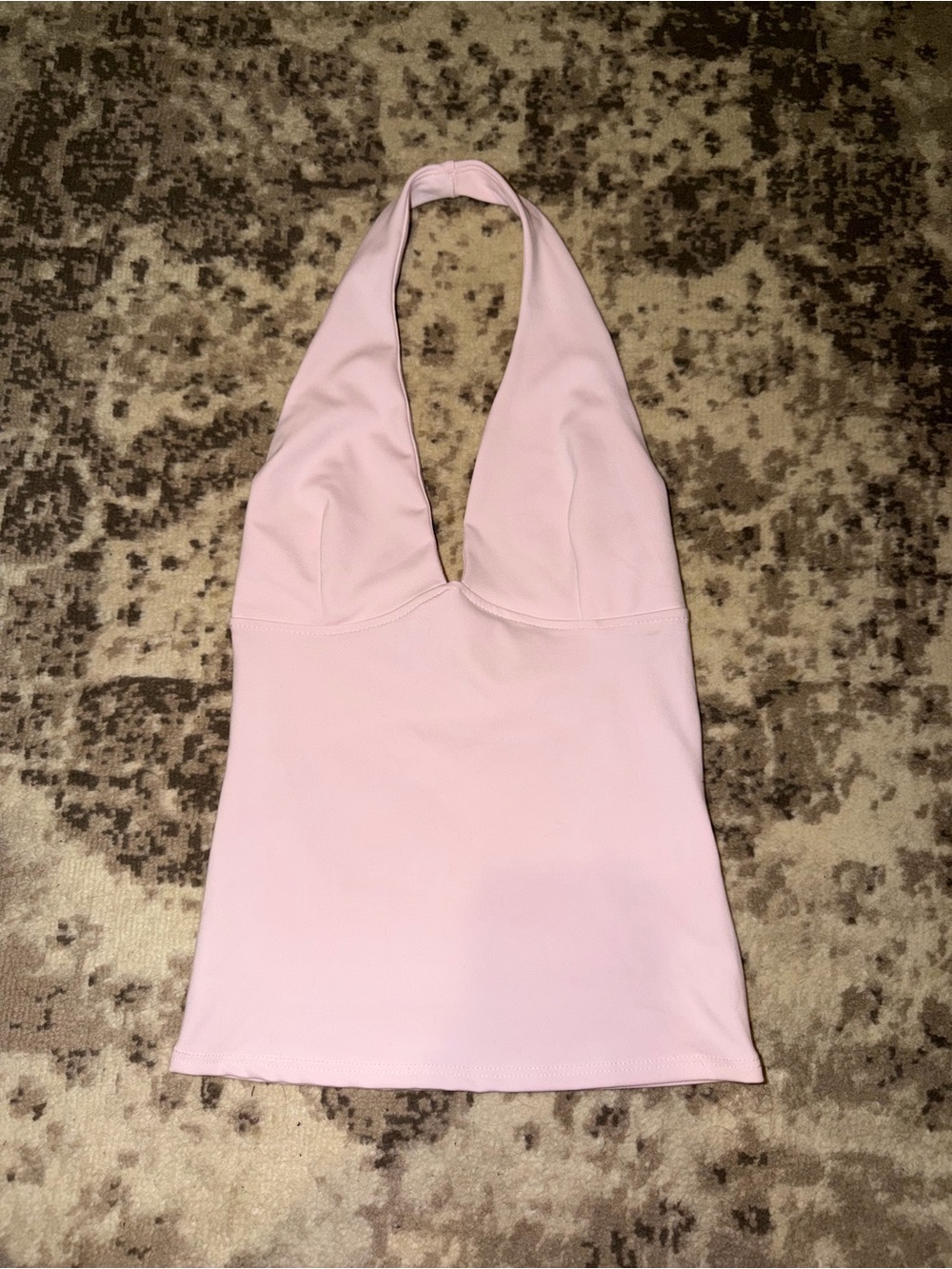 Baby Pink Halter Tank Top